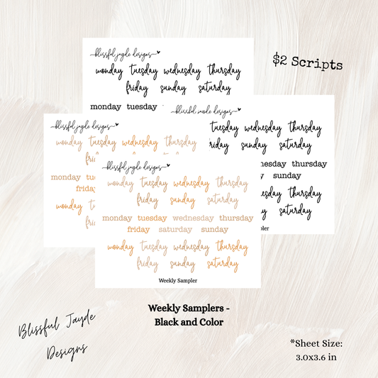 $2 Cozy Cabin Weekly Scripts