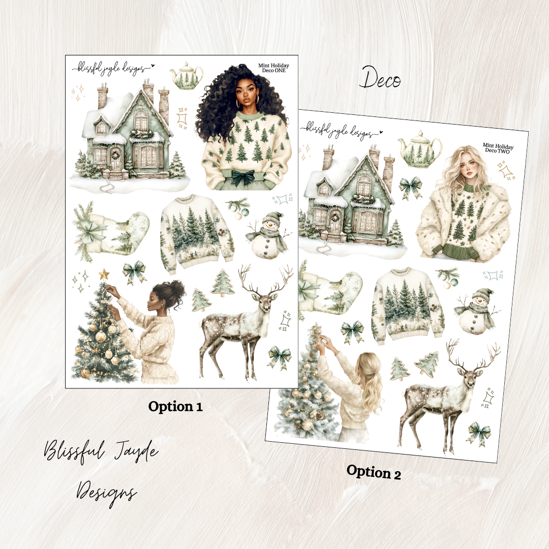 Mint Holiday Journaling Kit