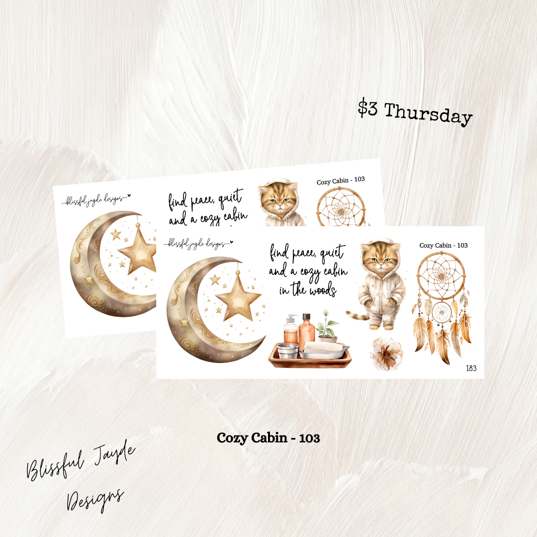 $3 Thursday Cozy Cabin - Deco Collection