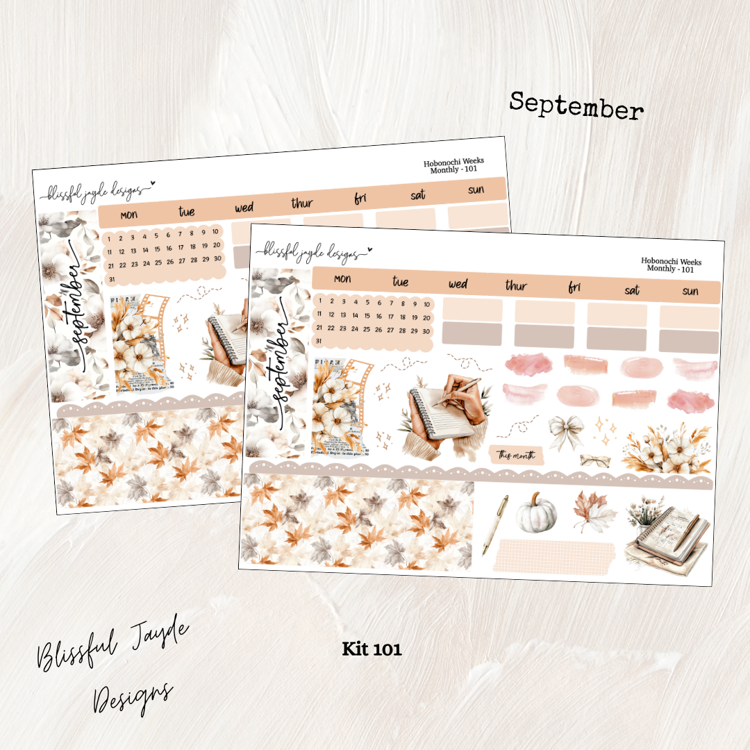 Hobo Weeks Monthly Kit - 101