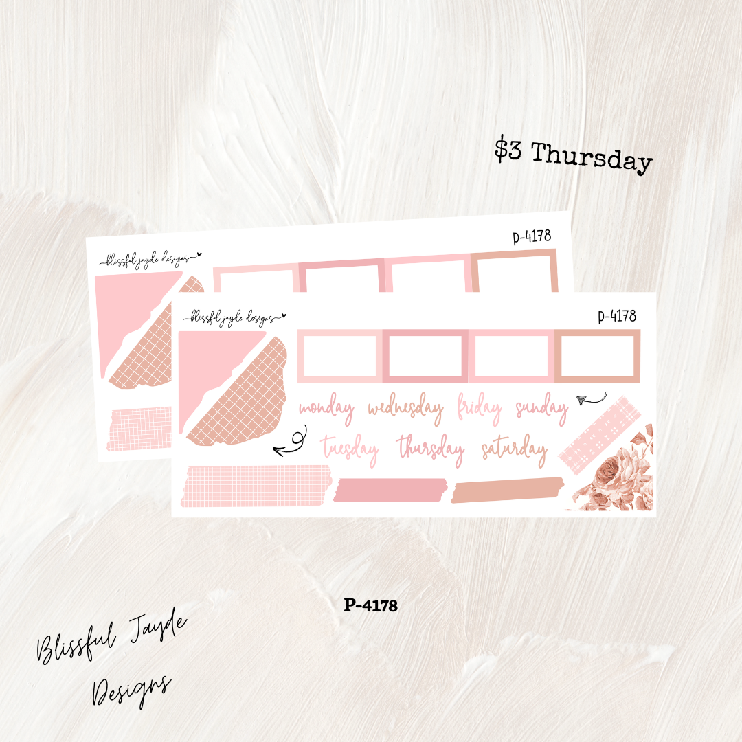 P- 4176 - $3 Thursday Journaling Kit