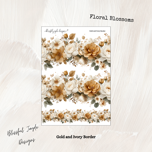 Gold and Ivory Border