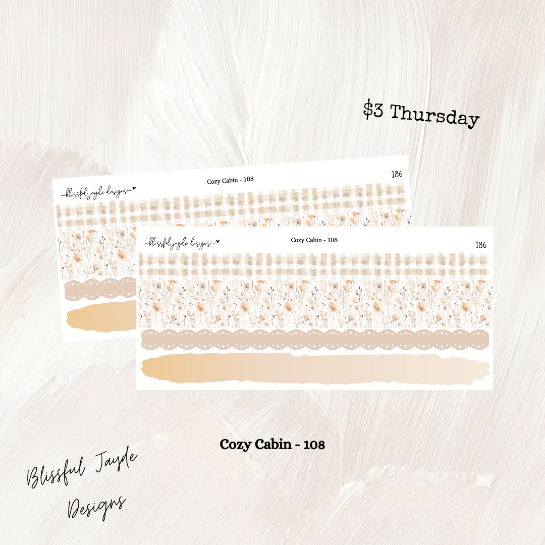 $3 Thursday Cozy Cabin - Journaling Kit