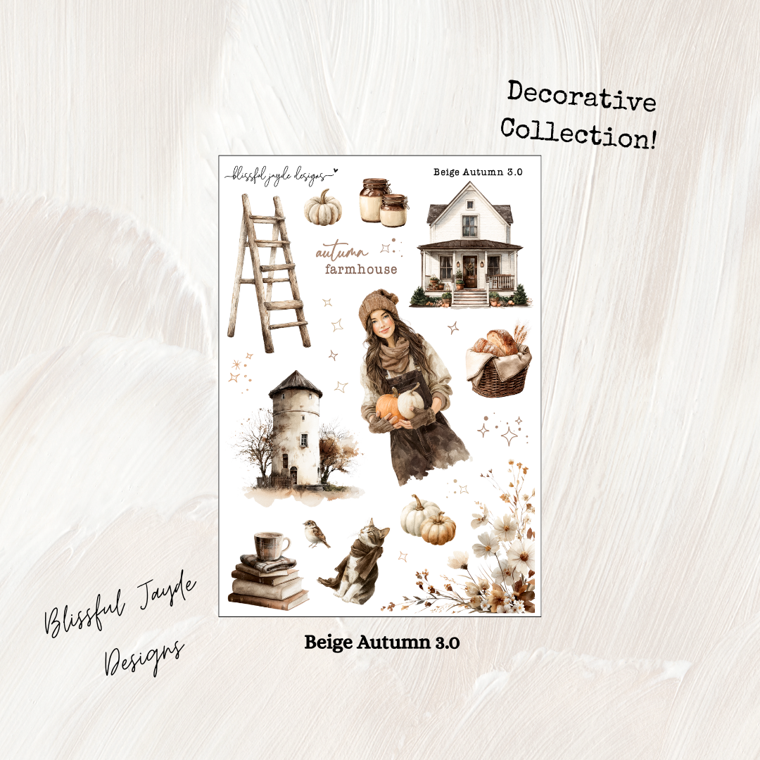 Beige Autumn Decorative Collection