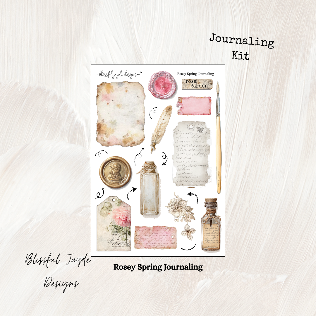 Rosey Spring Journaling Kit