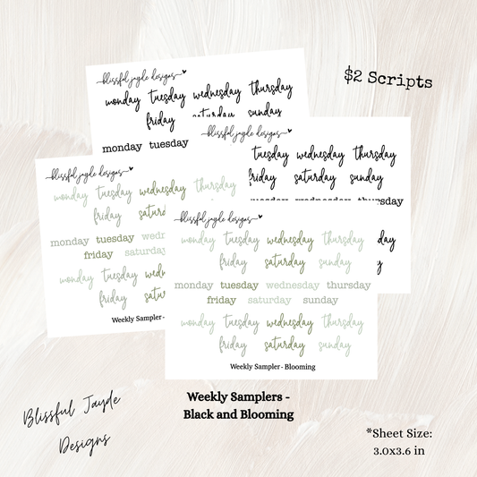 $2 Blooming Weekly Scripts