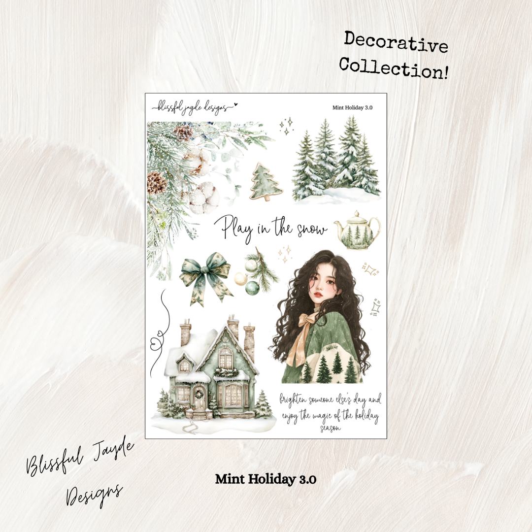 Mint Holiday Decorative Collection