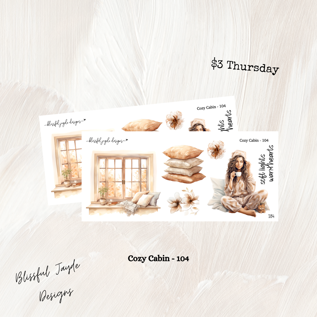 $3 Thursday Cozy Cabin - Deco Collection