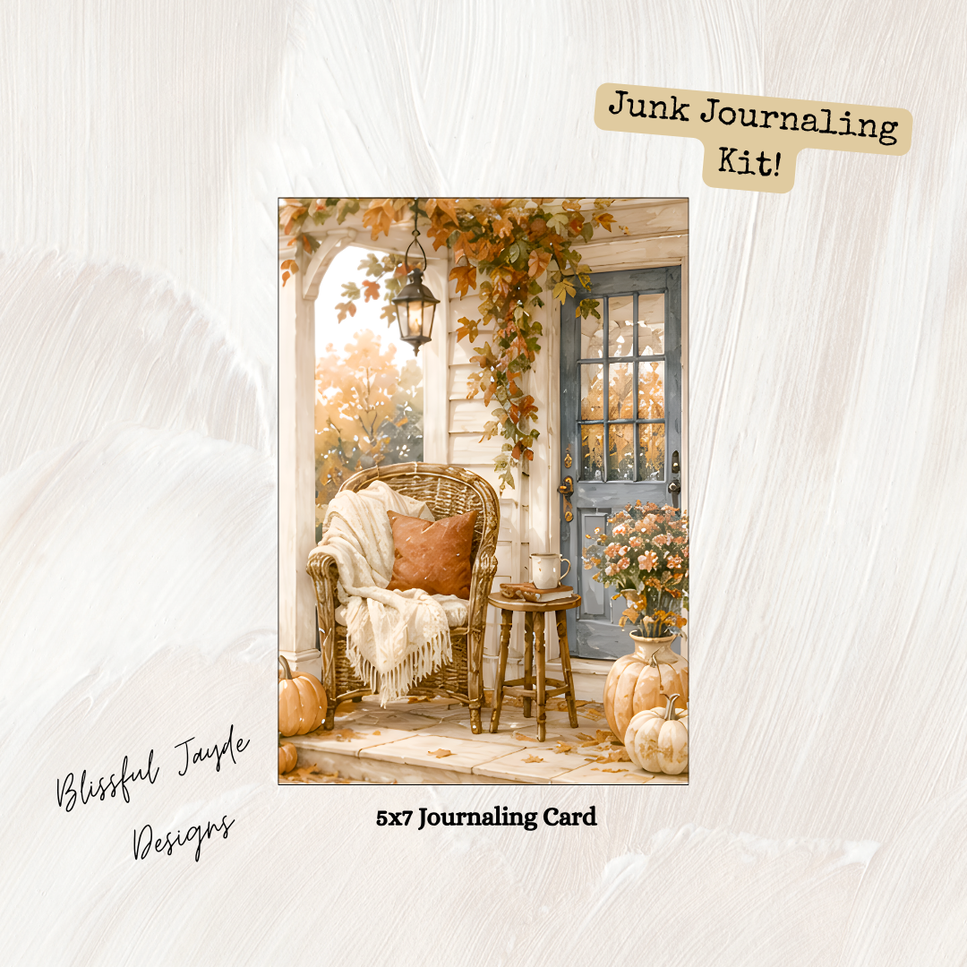 Autumn Library Junk Journaling Kit