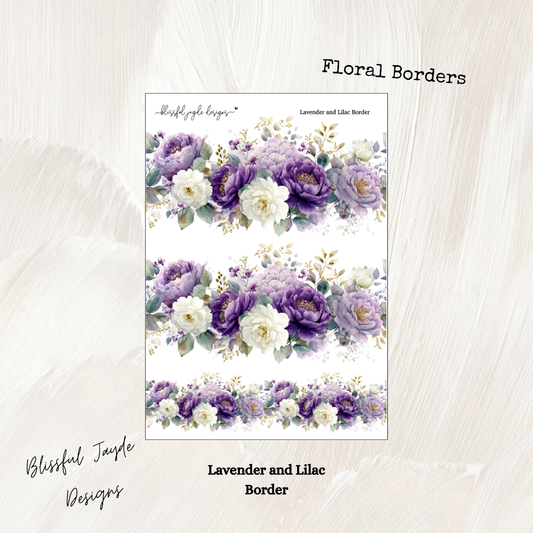Lavender and Lilac Border