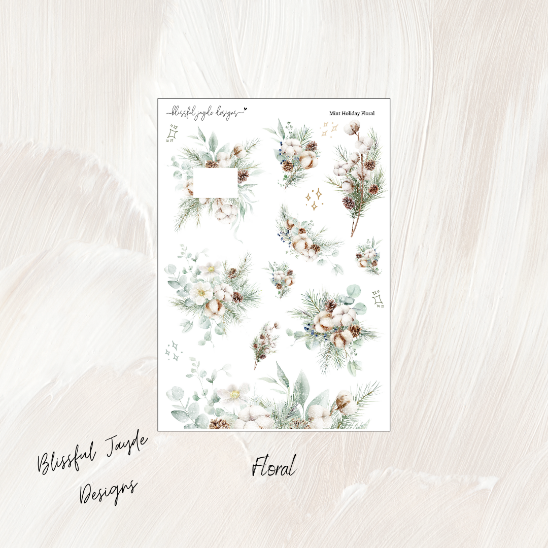 Mint Holiday Journaling Kit