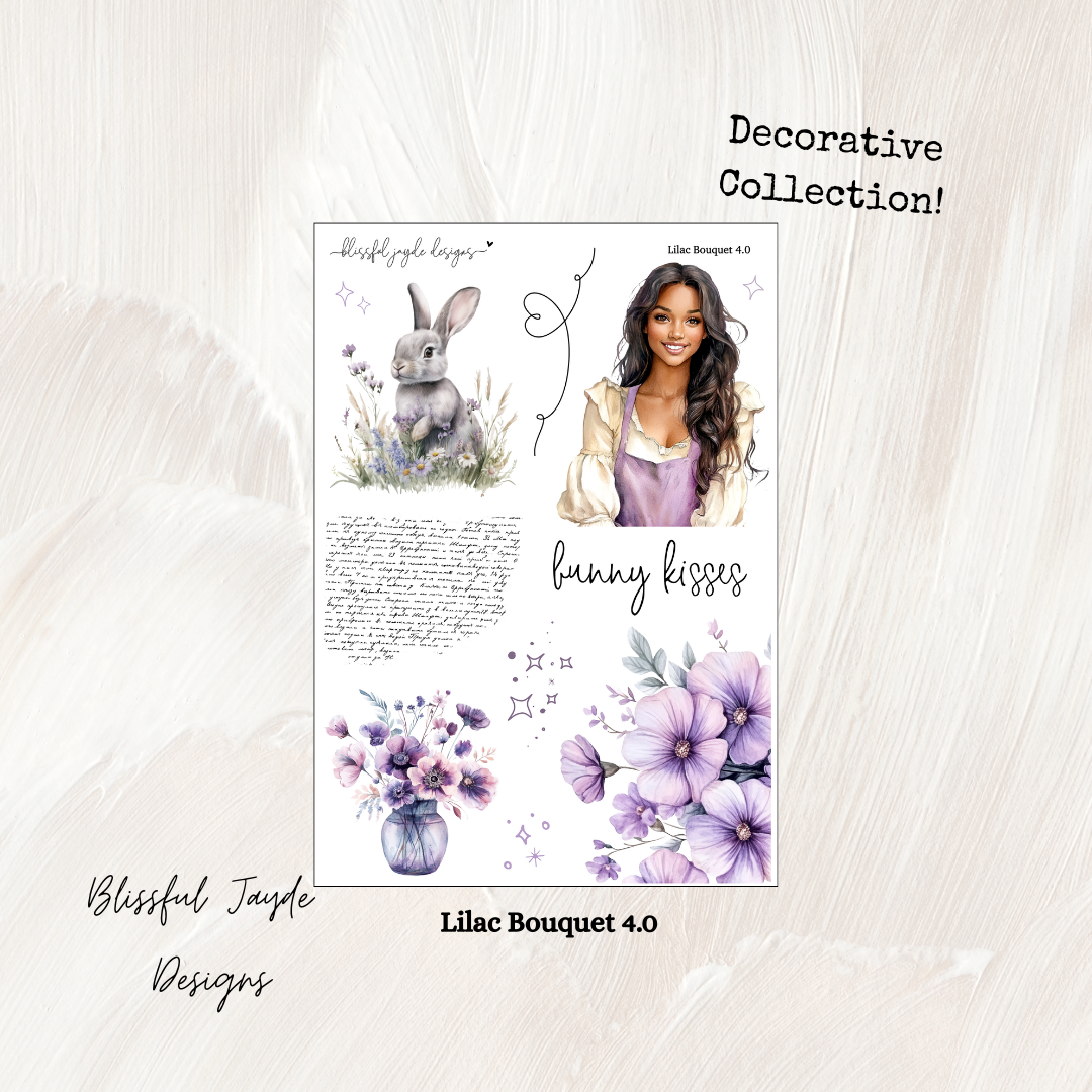 Lilac Bouquet Decorative Collection