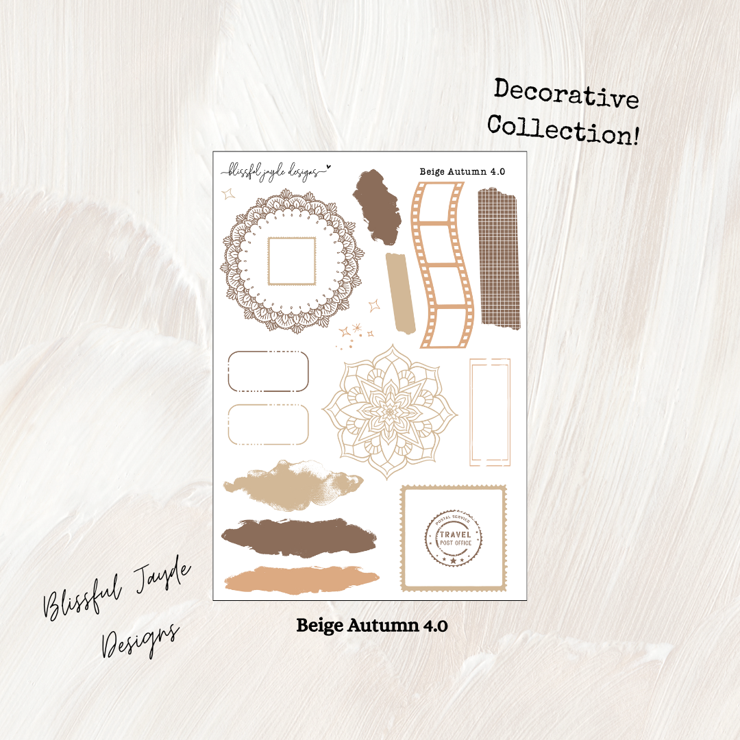 Beige Autumn Decorative Collection
