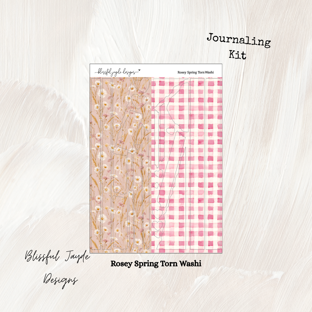 Rosey Spring Journaling Kit