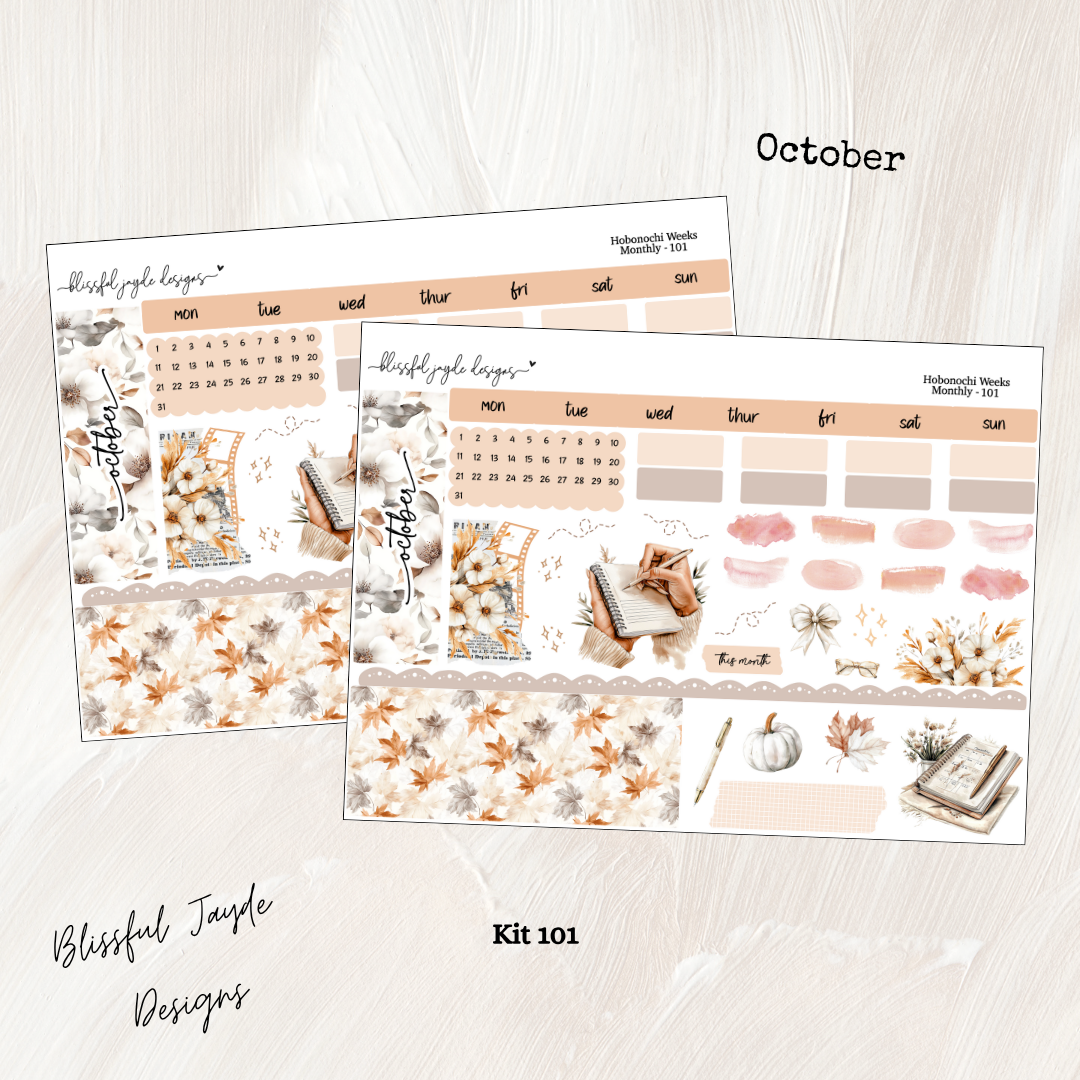 Hobo Weeks Monthly Kit - 101