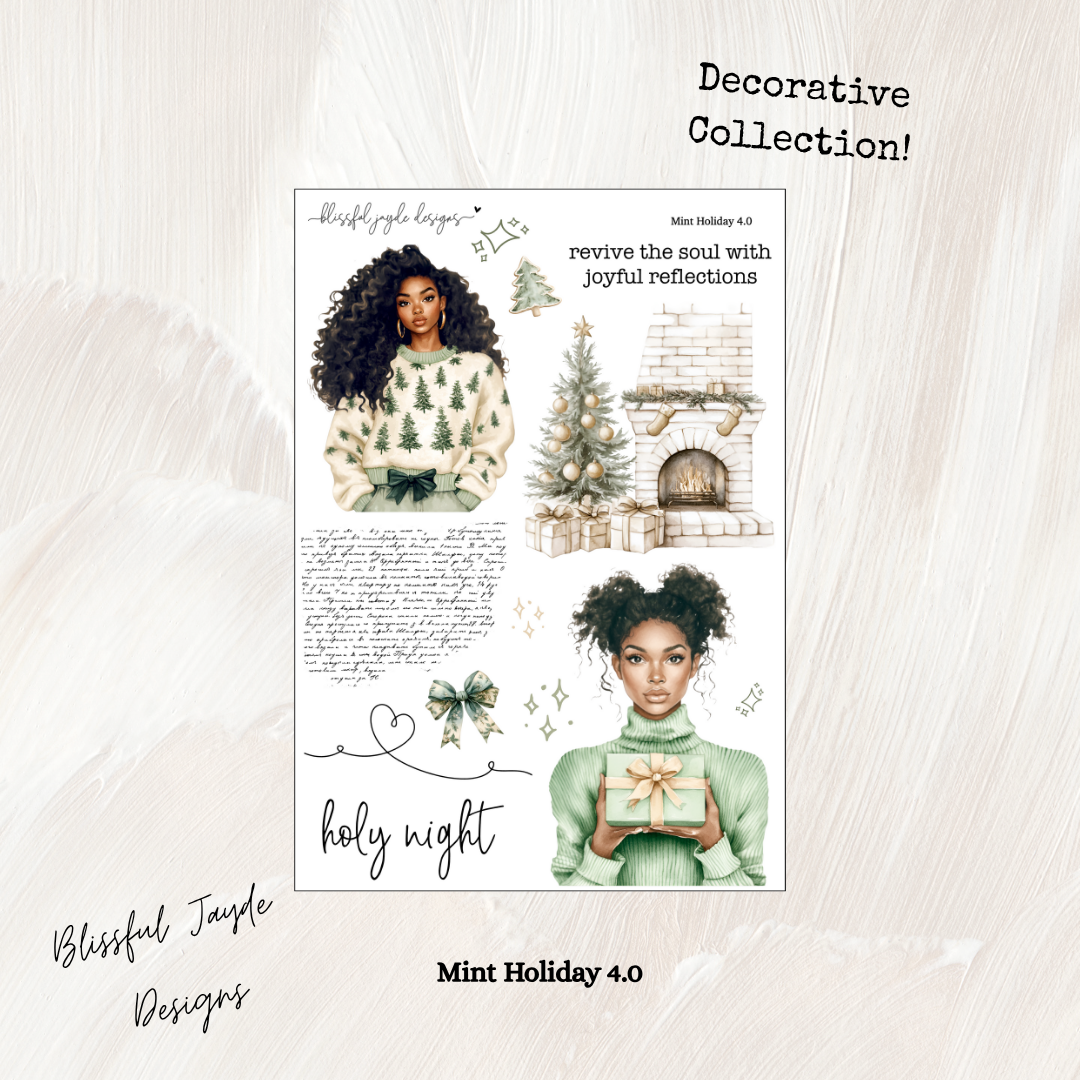 Mint Holiday Decorative Collection