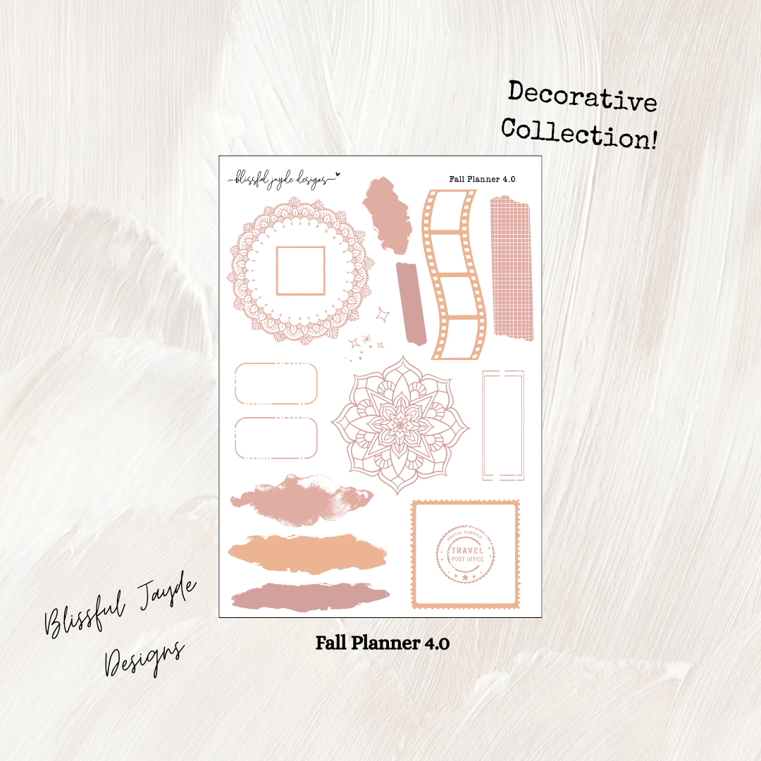 Fall Planner Decorative Collection