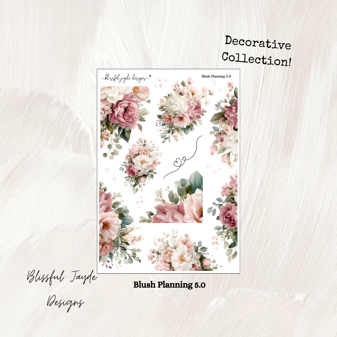 Blush Planning Decorative Collection