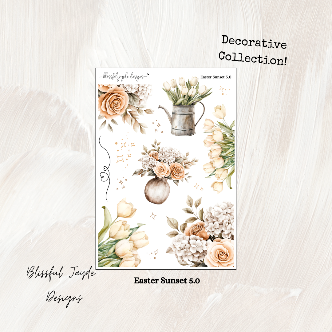 Easter Sunset Decorative Collection