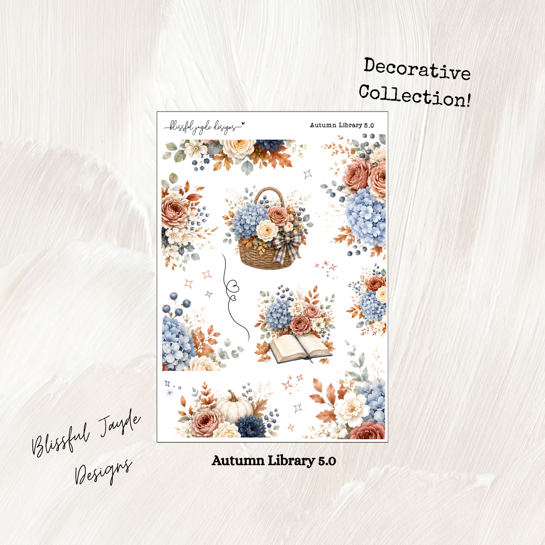 Autumn Library Decorative Collection
