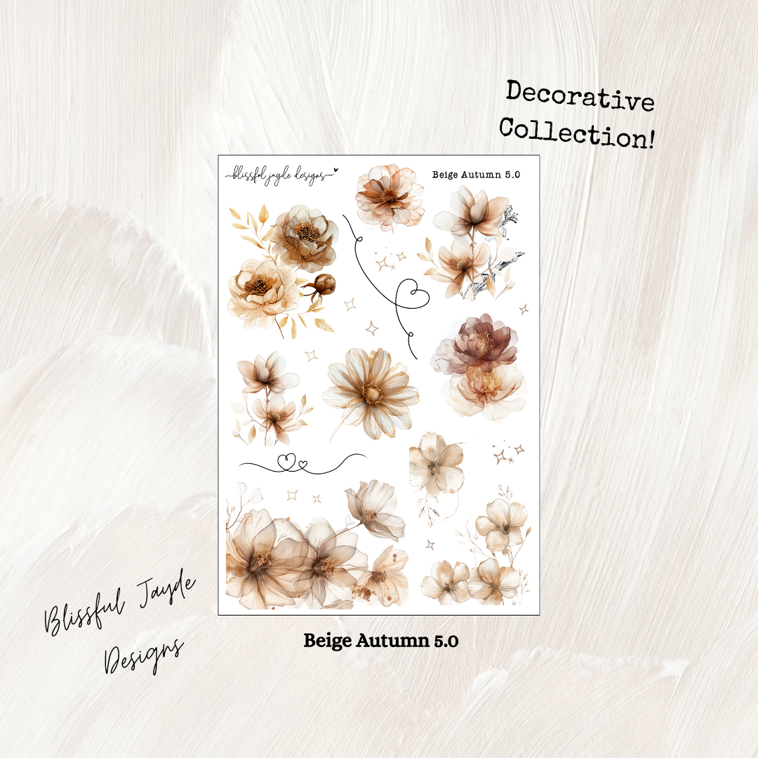 Beige Autumn Decorative Collection