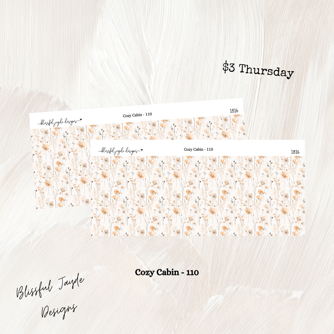 $3 Thursday Cozy Cabin - Journaling Kit