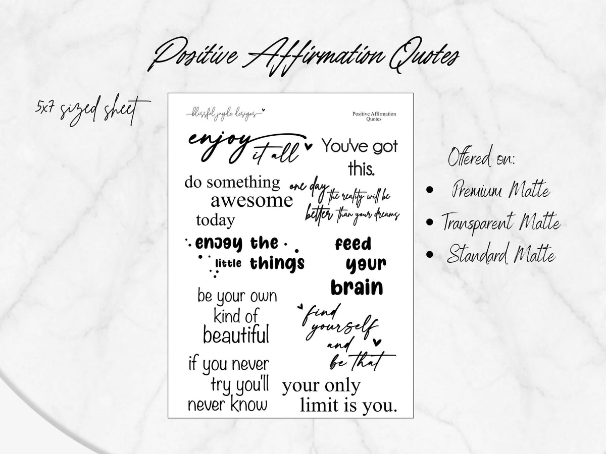 Positive Affirmation Quotes