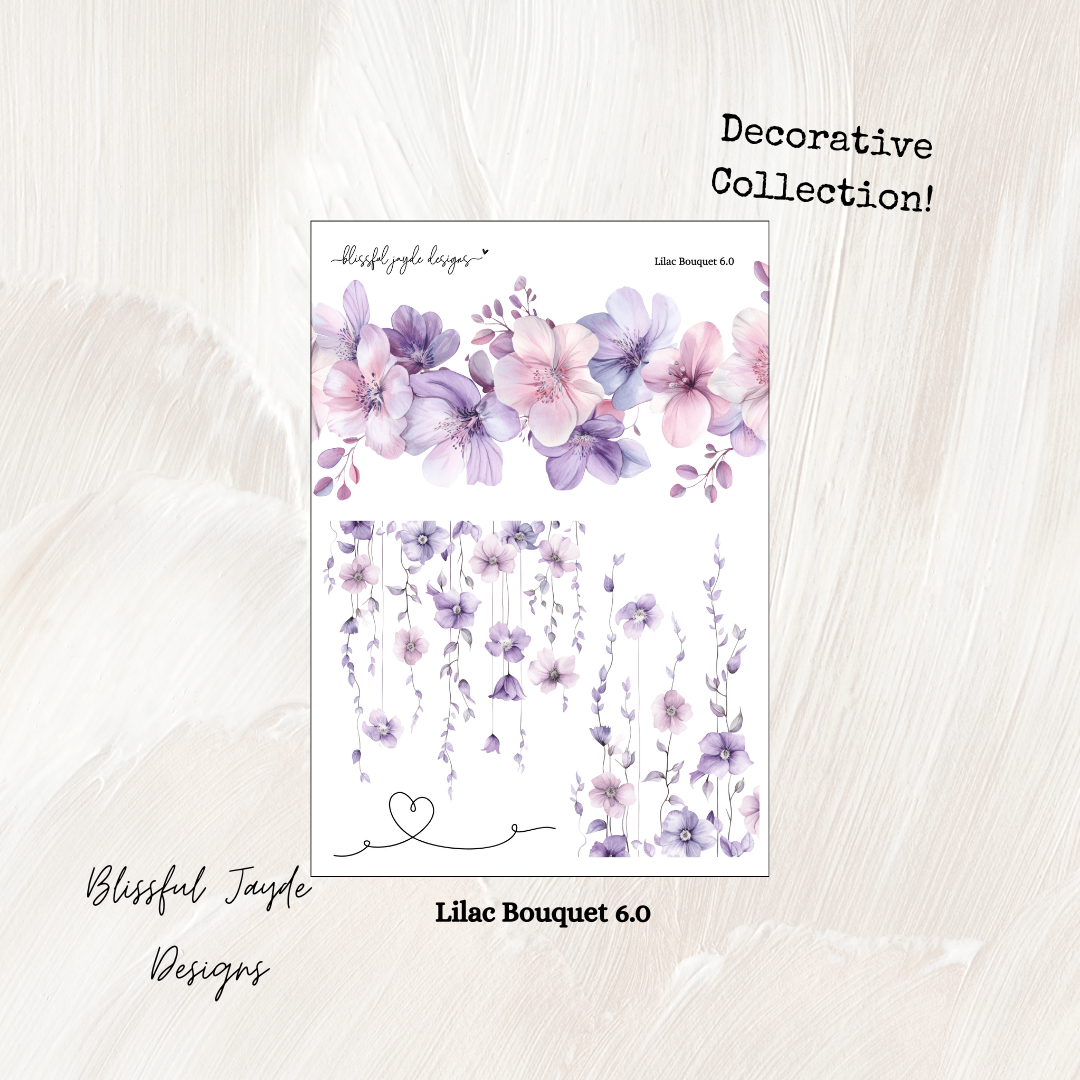 Lilac Bouquet Decorative Collection