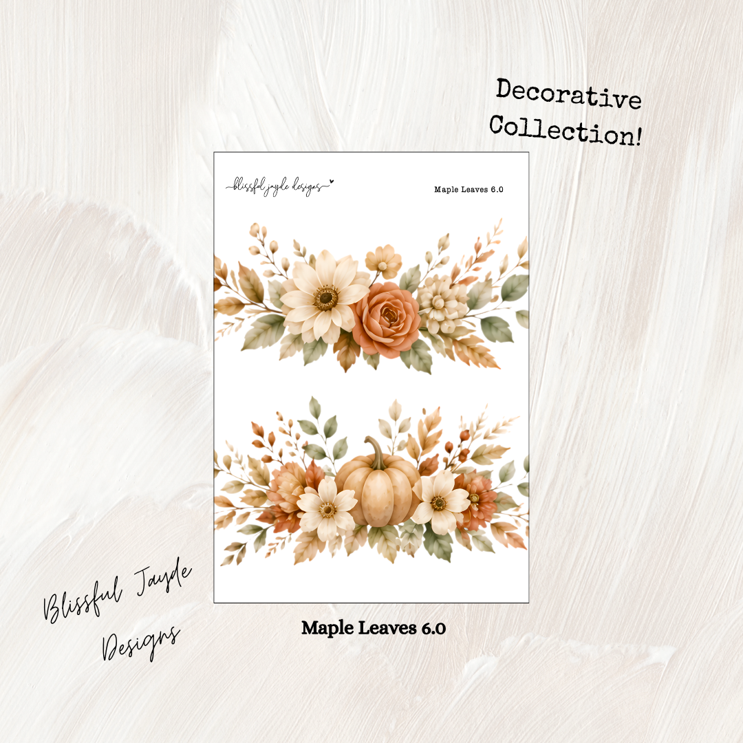 Maple Leaves Decorative Collection