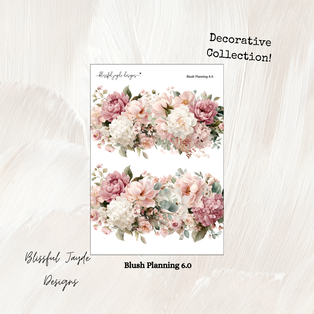 Blush Planning Decorative Collection