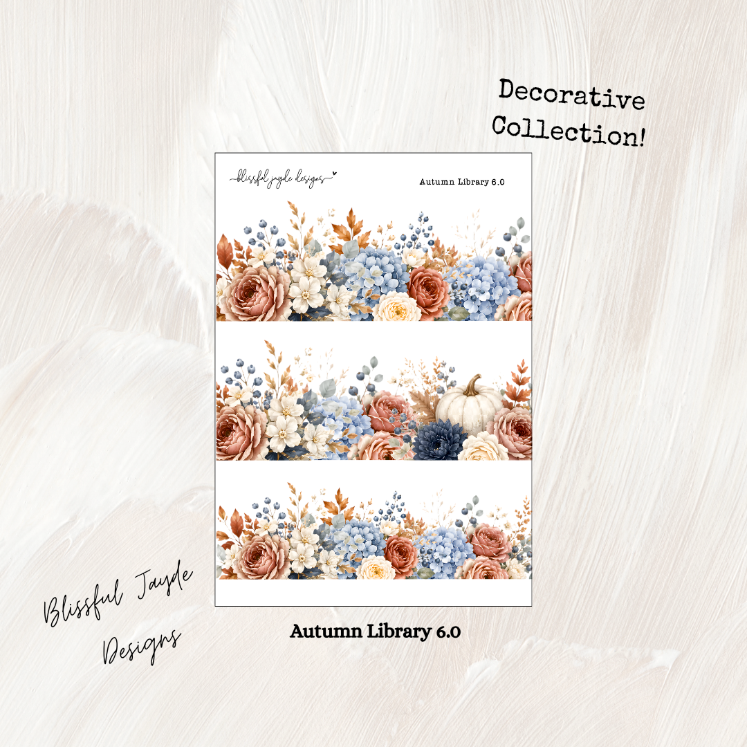 Autumn Library Decorative Collection