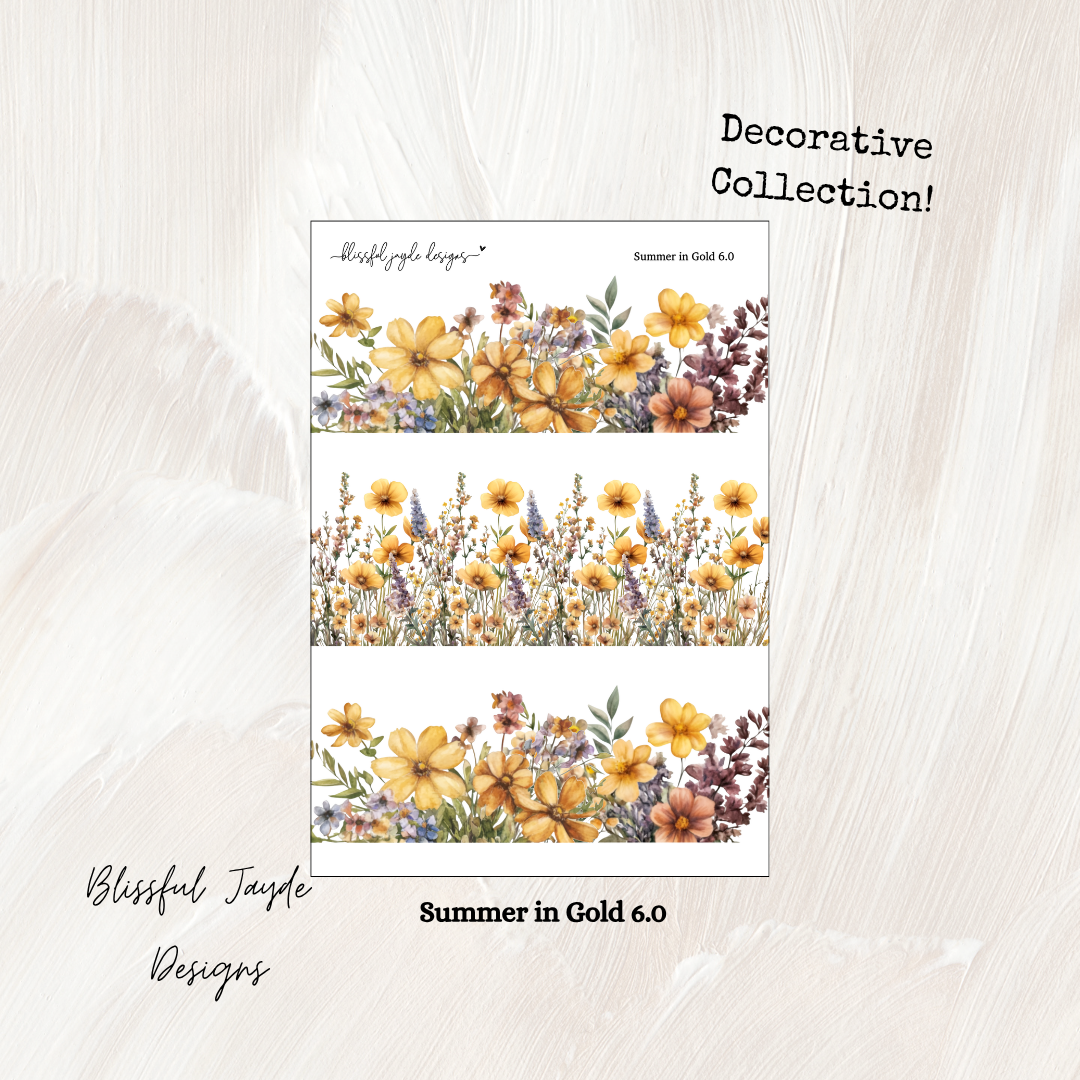 Summer in Gold Decorative Collection