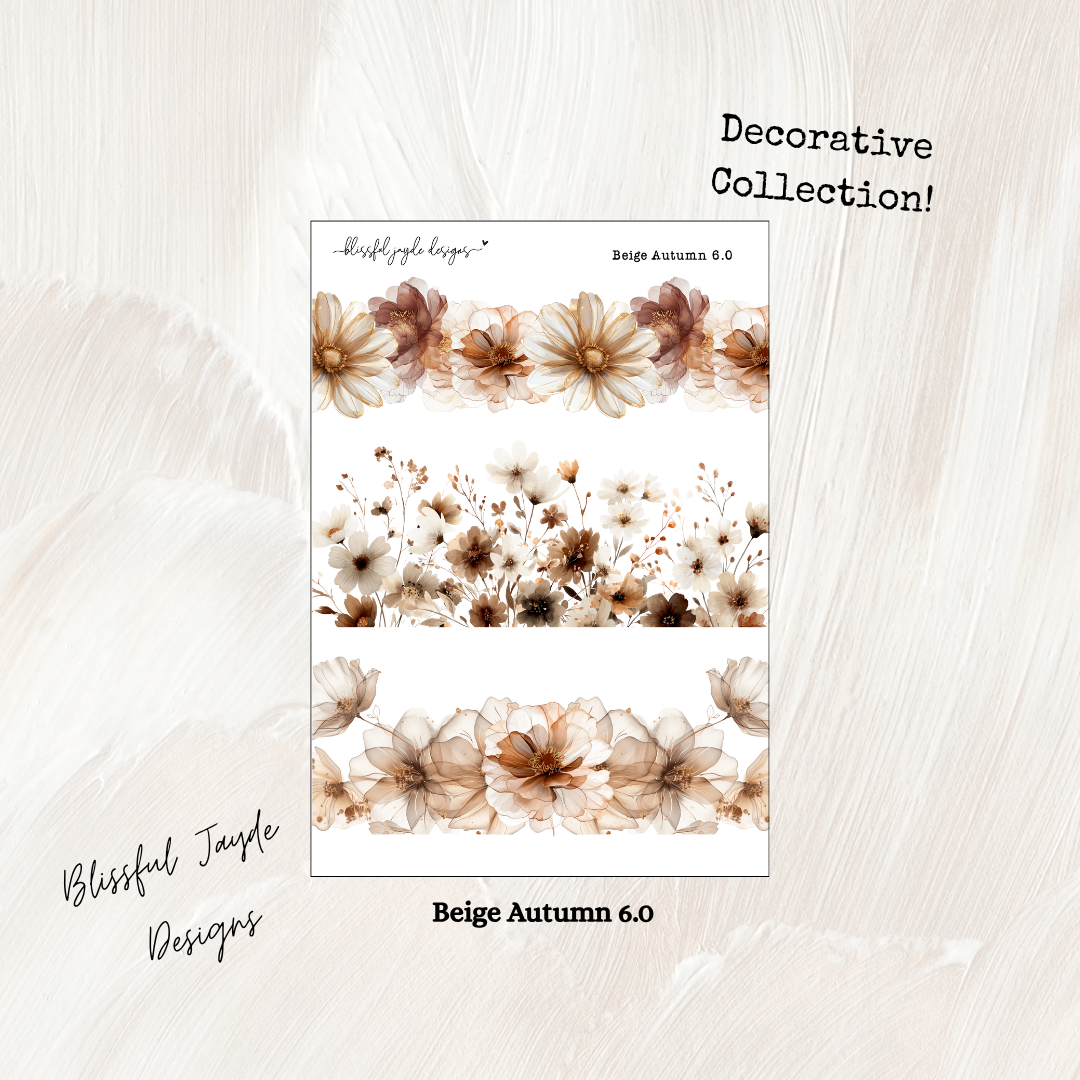Beige Autumn Decorative Collection