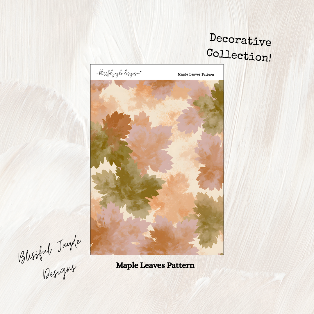 Maple Leaves Decorative Collection