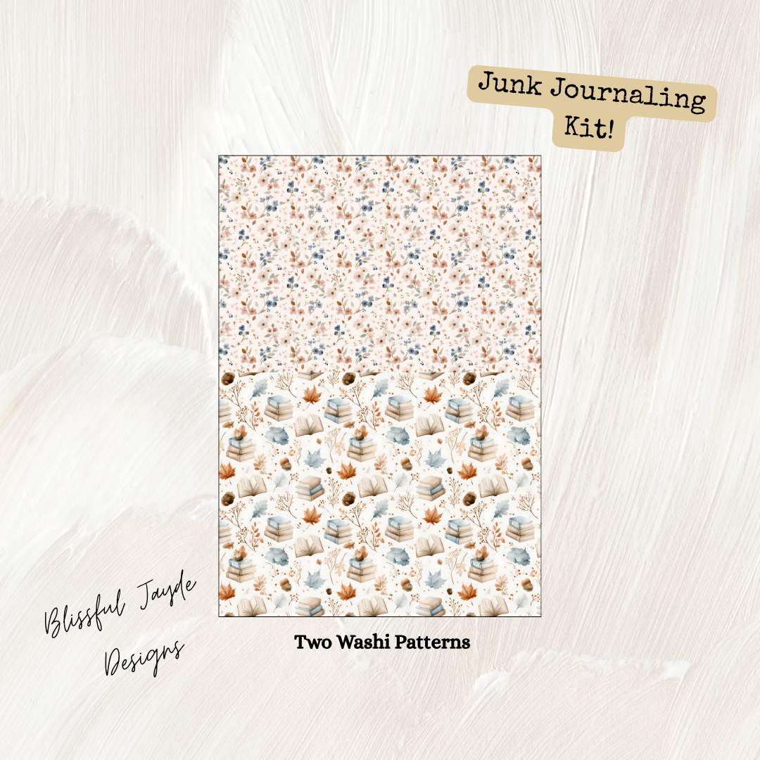 Autumn Library Junk Journaling Kit