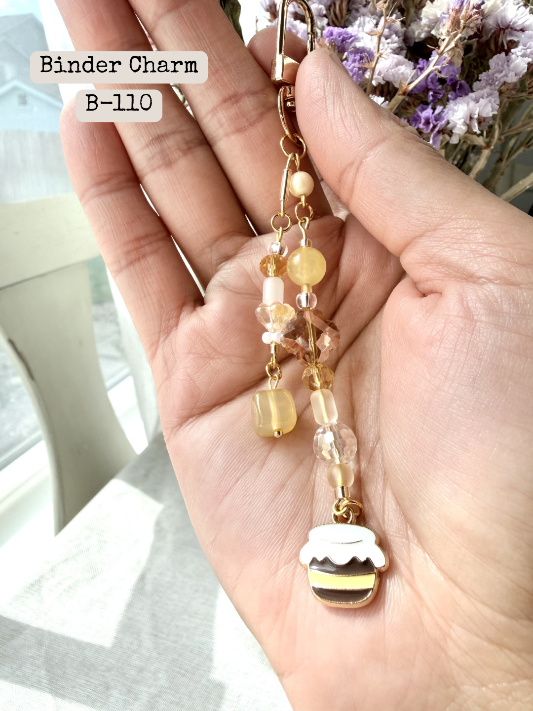 Honey Jar Binder Charm: B-110