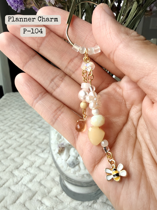 Bee Planner Charm: P-104