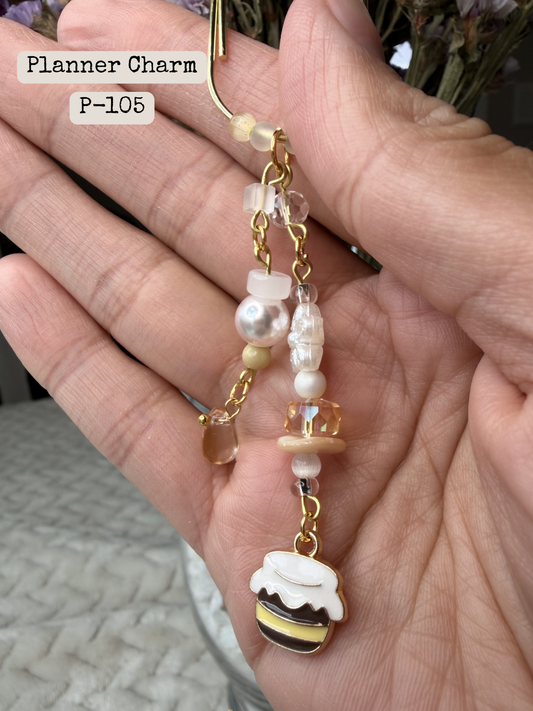 Honey Jar Planner Charm: P-105