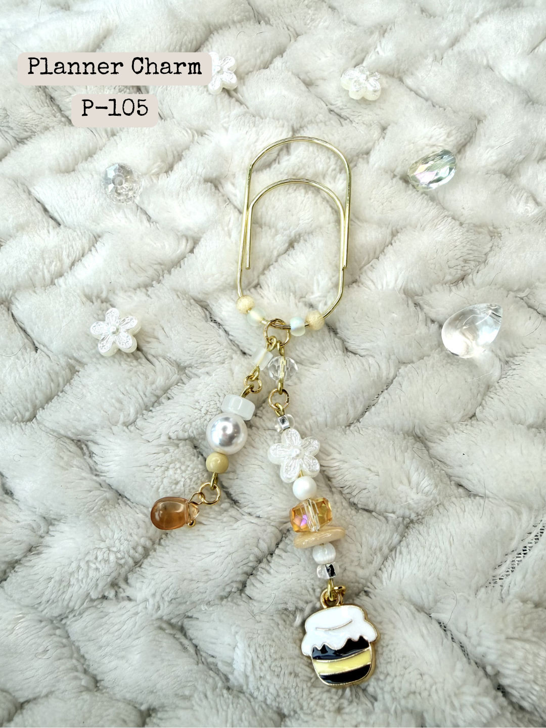 Honey Jar Planner Charm: P-105