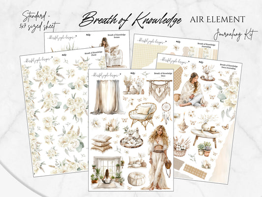 Breath of Knowledge Journaling Kit - (Air Element)